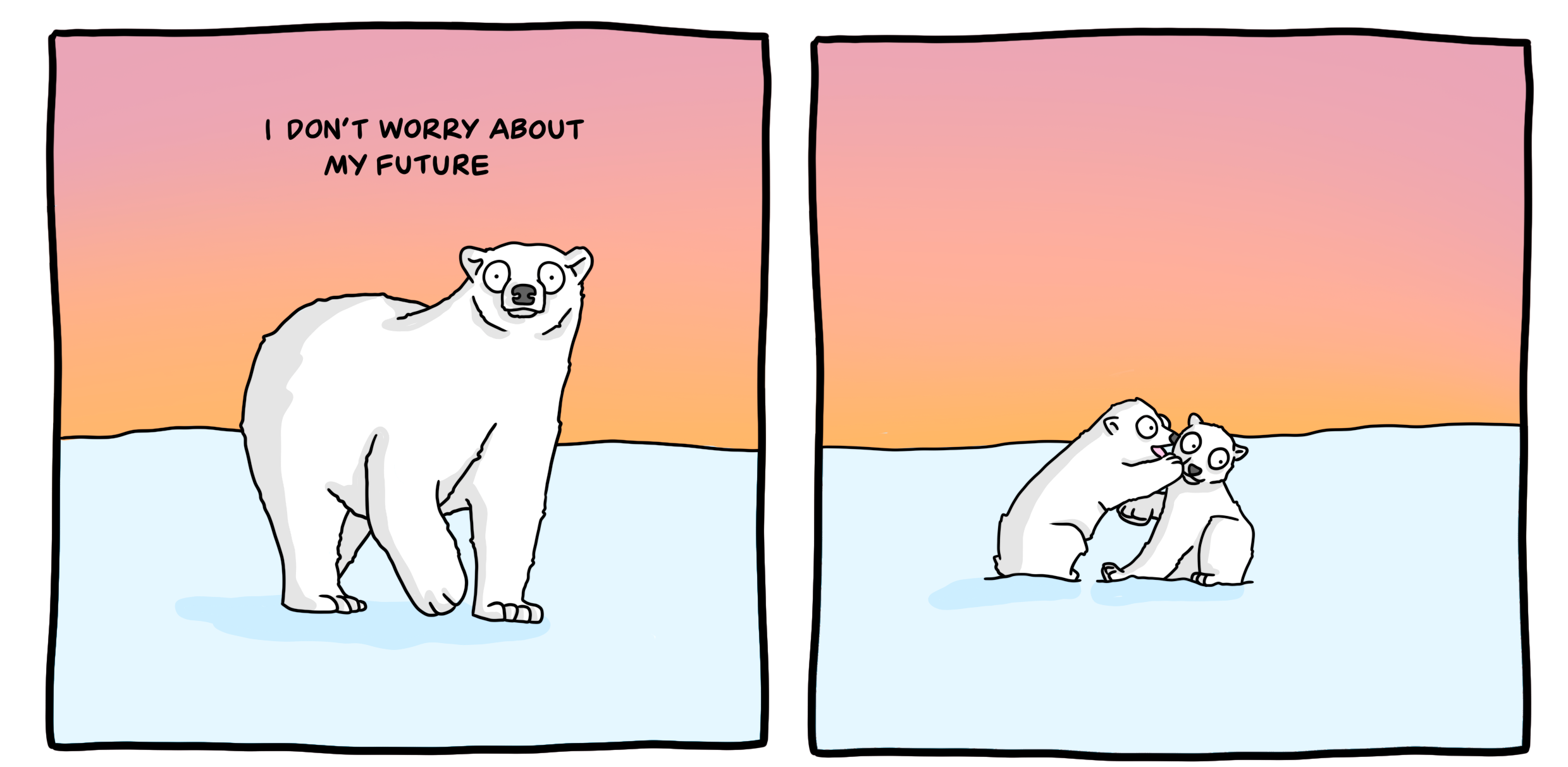 I don't worry about their future - From Anxious Animals - panel 1